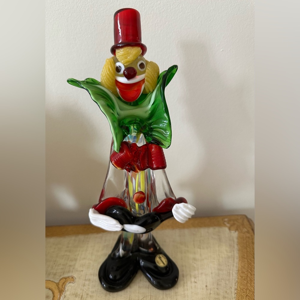 NEW AUTHENTIC GUITAR PLAYER CLOWN. Made in Italy